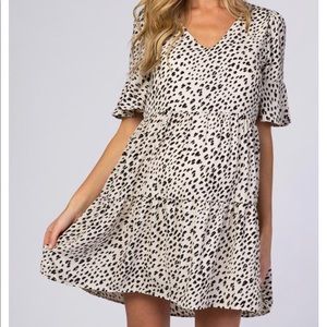 Pink blush maternity dress